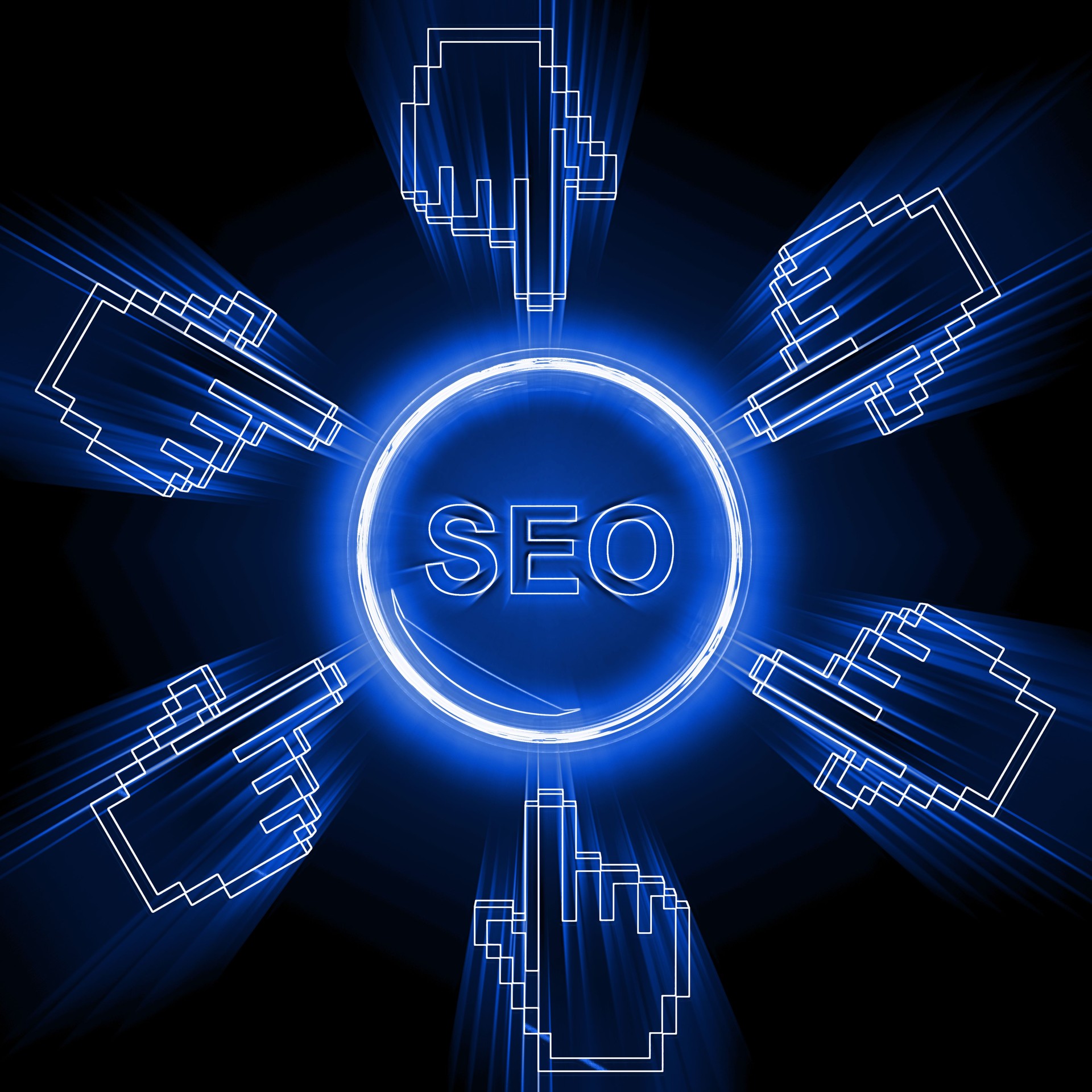 Internet search seo big data button